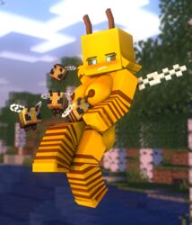 bee (minecraft) from minecraft by melinajbt