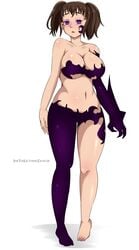 breasts darkness derieri diane_(nanatsu_no_taizai) enetheligthingdancer female_only nanatsu_no_taizai purple_eyes purple_nipples solo