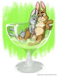 2019 abstract_background alcohol anthro anthro_on_anthro balls beverage bonnie_hopps brown_eyes buckteeth canon_couple champagne champagne_glass cup disney duo erection female flat_chest green_background hand_on_back handjob head_tuft lagomorph leporid male mammal nude partially_submerged penile penis purple_eyes rabbit reclining robcivecat sex shoulder_tuft signature simple_background straight stu_hopps teeth url white_background zootopia