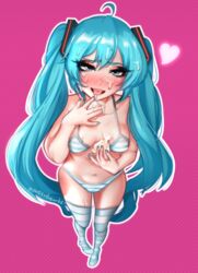 hatsune miku from vocaloid by succubewbs