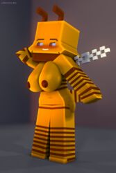 bee (minecraft) from minecraft by melinajbt