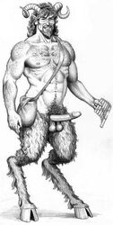 1boy 2005 abs arm_hair bag balls ballsack beard biceps body_fur body_hair boner chest_hair curly_hair edit erect erection facial_hair foreskin foreskin_folds goatee greek_mythology hairy_male half-human happy_trail hi_res hooves horns humanoid humanoid_penis intact long_hair_male looking_at_viewer male male_nipples male_only male_pubic_hair masculine mature_male mjarrett1000 monochrome muscles muscular_male mustache navel nooba nude_male pan_flute pecs penis pointy_ears pubes retracted_foreskin satyr scrotum sideburns smile solo testicles uncut veiny_penis