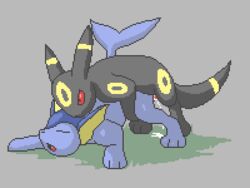 9_6 fur furry_ears furry_tail male/ambiguous pixel_art pokemon pokemon_gsc pokemon_rgby tail umbreon vaporeon