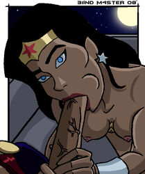 1girls 2008 31indm4ster black_hair blowjob blue_eyes breasts dc dc_comics dcau fellatio female female_focus handjob justice_league justice_league_unlimited male nipples oral oral_sex superman superman_(series) veiny_penis wonder_woman wonder_woman_(series)