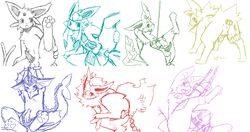 eeveelution espeon feral flareon fur furry_ears furry_tail gay glaceon jolteon leafeon male_only pokemon pokemon_(species) pokemon_dppt pokemon_gsc pokemon_rgby realistic_animal tail umbreon vaporeon