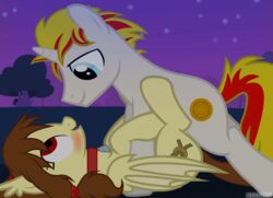 2019 animated bat_pony blue_eyes blush brown_hair collar cutie_mark digital_media_(artwork) duo ear_tuft equid equine fan_character female feral feral_on_feral furry hair horn justis loop lying male mammal missionary_position multicolored_hair my_little_pony night on_back open_mouth open_smile outside penetration red_eyes sex smile straight tongue tuft two_tone_hair unicorn