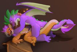 asphyxiation blush digital_media_(artwork) dragon dragoness duo elicitie female friendship_is_magic furry hi_res male my_little_pony penetration reptile scalie sex simple_background smolder_(mlp) smooth_skin spike_(mlp) strangling vaginal_penetration