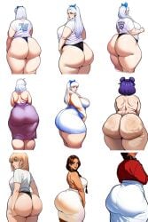 ai_generated alternate_ass_size anonymous_character ass_bigger_than_breasts ass_bigger_than_torso back_view bbw bbw_mom big_ass black_underwear bottom_heavy bottomless caked_up cellulite child_bearing_hips choose_your_own_adventure collage dark-skinned_female dat_afat edit edited enormous_ass enormous_thighs fat_ass female_only gigantic_ass gilf ginormous_ass grid hi_res housewife huge_ass huge_butt hyper_ass indian_female light-skinned_female makima_(chainsaw_man)_(cosplay) massive_ass milf mommy mommy_dom multiple_girls multiple_images pale-skinned_female panels pawg plump_ass presenting_hindquarters side_view skirt t-shirt tagme thick_ass thick_thighs thunder_thighs viewed_from_behind