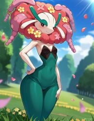 1girls ai_generated flora_fauna florges pokemon pokemon_(species)