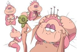 2024 anthro ass balls bikini bikini_bottom bikini_top bodily_fluids breasts cleavage clothed clothing cum cum_in_mouth cum_inside duo fellatio female fish genital_fluids genitals hi_res human human_on_anthro impstripe interspecies male male/female mammal marine nickelodeon nipples open_mouth open_smile oral penile penis rea_(spongebob_squarepants) saliva saliva_on_penis sex simple_background sitting smile spongebob_squarepants swimwear two-piece_swimsuit white_background