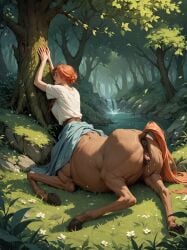 ai_assisted ai_generated centaur female horsepussy melk pregnant pussy tagme