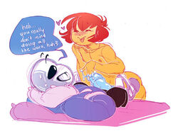 ass bones female frisk male male_focus male_only penis pussy sans skeleton undertale