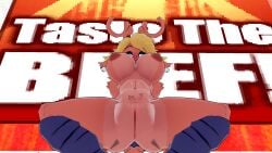 anthro antlers big_breasts cryptiacurves deer deltarune fur furry hooves noelle_holiday nude riding spooky's_house_of_jump_scares thighs vrchat vrchat_avatar