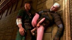 age_difference anal anal_sex armor armored_boots armored_gloves armored_male back_alley bottomless bottomless_male chestplate daddy dilf facial_hair gay gay_sex geralt_of_rivia ginger ginger_hair long_hair male/male male_only mature_male moustache no_sound nude_from_the_waist_down old_man older_male olgierd_von_everec outdoor_sex public_sex red_hair street tagme the_witcher the_witcher_(series) the_witcher_3:_wild_hunt video wadsfgh69 white_hair younger_dom_older_sub younger_penetrating_older