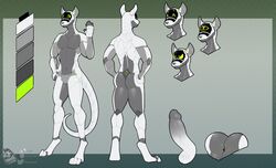 2019 4_toes 5_fingers anthro ass balls circumcised digitigrade fingers glans humanoid_penis lex08 machine male mammal model_sheet mouse murid murine navel nude penis robot rodent simple_background solo standing synth_(vader-san) synthetic toes