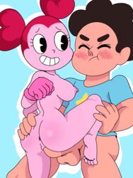 1boy barefoot cartoon_network clothed_male_nude_female feet female gem_(species) nude pink_skin reset_spinel_(steven_universe) soles spinel_(steven_universe) steven_quartz_universe steven_universe steven_universe:_the_movie toes vaginal_penetration