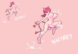 1futa alternate_breast_size big_breasts cum ejaculation futanari hard_pixels intersex milk milk_squirt noscium nude nude_futanari pink_eyes pink_hair pixel_art pokeball pokemon pokemon_gsc pokemon_masters testicles whitney_(pokemon)