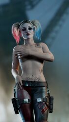 harley quinn from batman (series) by lewdballfx