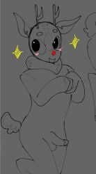 1boy anthro anthro_male anthro_only anthro_solo antlers balls blush cock dandy's_world deer dick digital_media_(artwork) furry furry_male furry_only furry_solo grey_background happy hoof_hands hooves jpeg male male_anthro male_furry male_only neck_fluff neck_fur no-human no_human no_humans non-human non-human_only only_furry only_male open_mouth penis plain_background red_nose reindeer rudie_(dandy's_world) simple_background sketch smile smiling solo solo_anthro solo_furry solo_male sparkles standing standing_up tail testicles uncolored unknown_artist video_games
