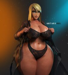 samus aran from metroid by antarxrigel