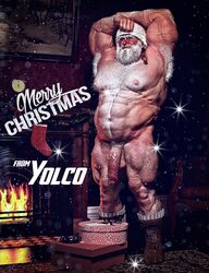 1male 3d abs balls ballsack beard beefy body_hair boots dangling_testicles dilf facial_hair fireplace foreskin hairy hairy_armpits hairy_arms hairy_chest hairy_legs hairy_male human intact male male_nipples male_only masculine mature_male merry_christmas musclegut muscles muscular muscular_male nipples nude_male partially_retracted_foreskin pecs penis pubes pubic_hair santa santa_claus santa_hat scrotum semi-erect testicles uncut veiny_penis white_hair yolco