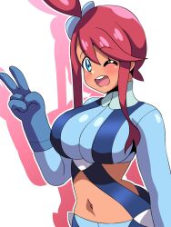 skyla (pokemon) from game freak by inaba (tensai21)
