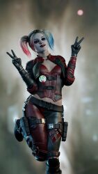 harley quinn from batman (series) by lewdballfx