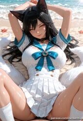 ahri from league of legends by kermixx