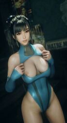 ai_generated animated big_breasts eve_(stellar_blade) grabbing_breasts stellar_blade tagme video