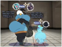 big_ass big_ass_(male) big_balls bulge busty busty_boy drooling ghost height_difference huge_balls imminent_vore male male/male male_only male_pred male_with_breasts mobiustheice musky musky_bulge pachi_(mobiustheice) pyro pyro_(team_fortress_2) size_difference staring_at_bulge team_fortress_2 tf2