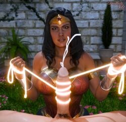 wonder woman from dc comics by frostbyte3d