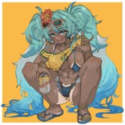 brazilian miku from vocaloid by rustycork