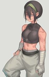 toph bei fong from avatar the last airbender by kelvin hiu