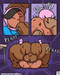 angry_sex blacked blowjob blowjob_face bra dark-skinned_male duolingo hairy_pussy hero hijab mating_press nerd panties sammylewdfrog sex slap slapping_butt zari_(duolingo)