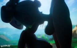 1boy 1girls 3d 3d_animation animated antisplat balls big_balls big_breasts big_nipples bouncing_balls bunnxarts deepthroat face_fucking fellatio female gagging huge_cock inkling inkling_boy lecheryamoreva male marie_(splatoon) mp4 nintendo opennsfwsp oral pointy_ears saliva saliva_string silhouette sound splatoon splatoon_(series) tagme video wo262_(3d_model_style)