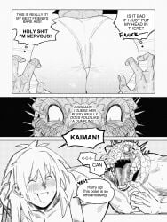 1boy1girl 1girls ass ass_bigger_than_head big_ass bubble_ass bubble_butt caiman_(dorohedoro) comic comic_strip dorohedoro face_down_ass_up fat_ass francishsie huge_ass huge_butt huge_thighs imminent_sex lizard lizardman manga manga_style massive_thighs monster_boy monsterfucker nikaidou_(dorohedoro) panties panties_only presenting presenting_ass presenting_butt presenting_hindquarters presenting_pussy shocked shocked_expression teratophilia thick_ass thick_legs thick_thighs thigh_gap thunder_thighs thunderthighs wide_hips wide_thighs