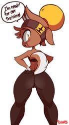 1girls 2019 animated anthro ass baozi_(diives) bouncing_ass brown_fur bun_cover cameltoe canid canine canis clothed clothing diives domestic_dog female female_only fur furry hair_bun hi_res looking_at_viewer looking_back mammal open_mouth pantyhose signature simple_background solo sports_bra twerking white_background xingzuo_temple yoga_pants