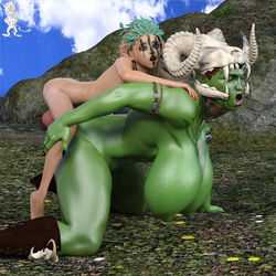 anal androgynous big_breasts chup@cabra elf femboy giantess larger_female muscular_female orc orc_female penis smaller_male