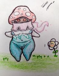 breasts female flora_fauna fungy mushroom night_cap_(pvz:bfn) nipples plant plants_vs_zombies plants_vs_zombies:_garden_warfare shortstack thick_thighs