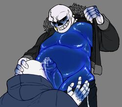 animated_skeleton bone czdata duo gay humanoid male penis sans sans_(underfell) selfcest skeleton square_crossover undead underfell undertale undertale_fanfiction video_games