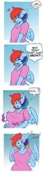 1girls anthro anthrofied bottomless breast_expansion breast_growth comic furry geeflakes huge_breasts magic my_little_pony panels rainbow_dash_(mlp) source_request straight_hair text