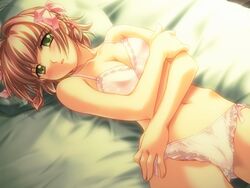 bed bra haruka_suzumiya kimi_ga_nozomu_eien lingerie panties suzumiya_haruka underwear