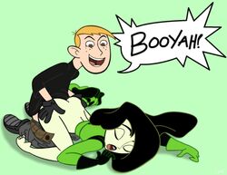 1boy 1boy1girl 1girls bottomless chunk disney female human kim_possible male ron_stoppable sex shego straight straight_hair tagme top-down_bottom-up