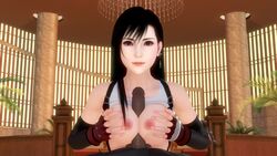 3d animated dark-skinned_male dark_skin dissidia_final_fantasy final_fantasy final_fantasy_vii honey_select interracial no_sound outercourse paizuri pov studio_neo tagme tifa_lockhart video