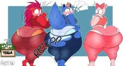 2022 absurd_res anthro ass ass_cleavage big_ass big_breasts big_butt blush bottomwear breasts brother butt butt_crack chipmunk clothing embarrassed exposed_panties female flaky_(htf) giggles_(htf) ground_squirrel group happy_tree_friends hi_res huge_butt lifty_(htf) looking_back male mammal masterj291 masturbation mephitid mondo_media panties panties_showing pants petunia_(htf) pink_panties porcupine procyonid raccoon rodent sciurid shifty_(htf) sibling simple_background skunk tight_bottomwear tight_clothing tight_panties tight_pants torn_bottomwear torn_clothing torn_pants underwear wardrobe_malfunction yoga_pants