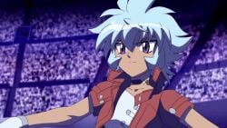 beyblade_metal_fusion hikaru_hazama masturbating nude_male ryuga_(beyblade)