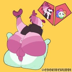 2boys anal anal_mating_press backsack balls cookiechubbi dandy's_world dandy_(dandy's_world) gay gay_sex mating_press penis roblox roblox_game sex shrimpo_(dandy's_world) tagme