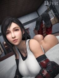 tifa lockhart from final fantasy by d1vit