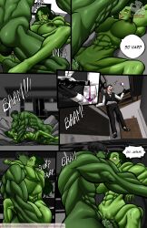 abs amazing_transformations biceps breasts female hulk hulk_(series) male marvel muscles muscular muscular_arms muscular_female muscular_legs muscular_male muscular_thighs pecs penis pussy she_hulk vagina