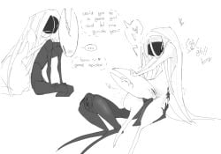 2girls bug bug_girl cunnilingus dialogue eating_pussy heart hollow_knight hollow_knight:_silksong hollow_knight_(franchise) hornet_(hollow_knight) lace_(hollow_knight) lace_(hollow_knight:_silksong) lesbian_sex long_hair meauwuuwu moan moaning moaning_in_pleasure moans pussy team_cherry yuri